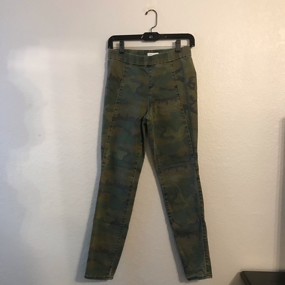 silence and noise camo pull on pants - Picture 2 of 5